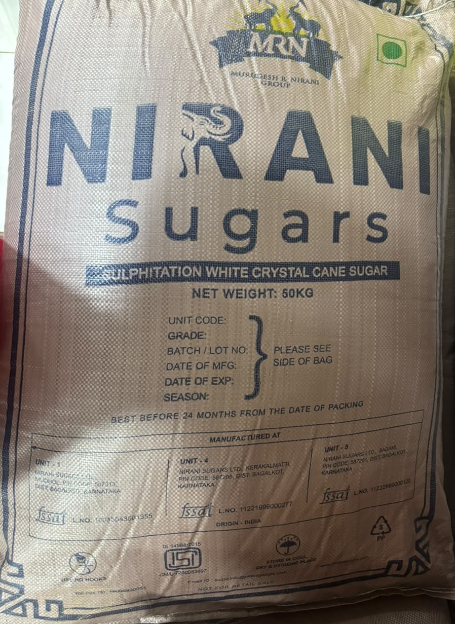 ICPL , NSL , NIRANi  S1-30 Sugar 50kg