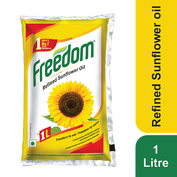 Freedom Sunflower Oil 1ltr Pouch (1x16)