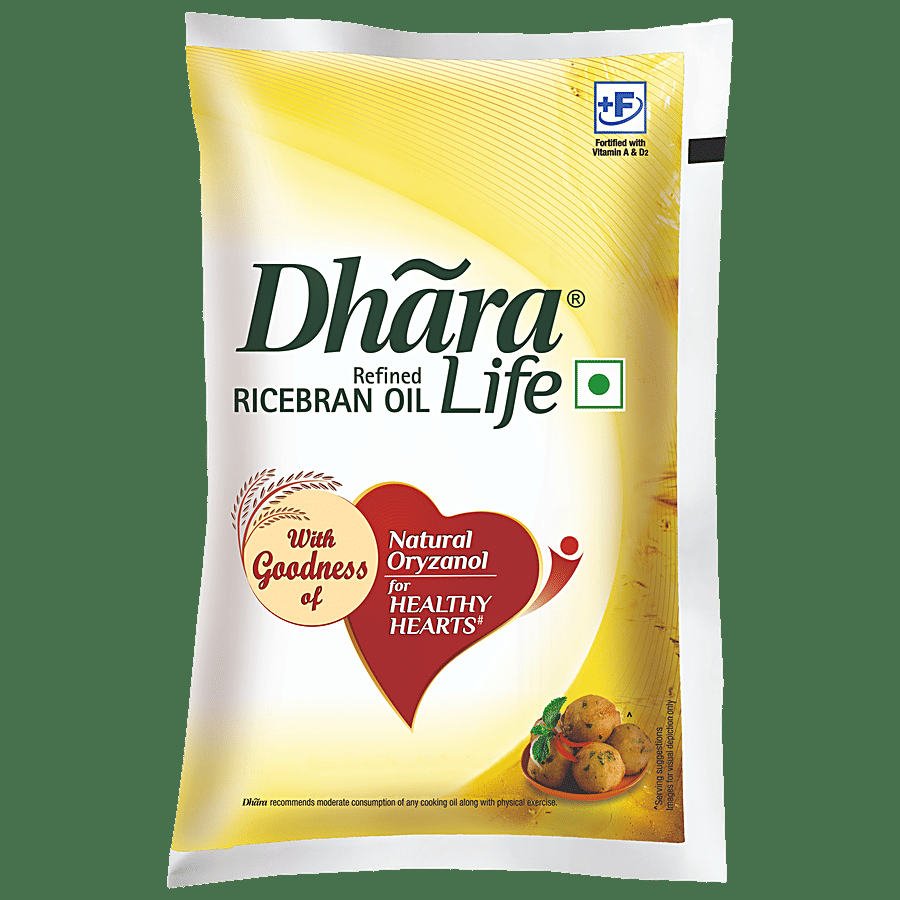 Dhara RiceBran oil (1x12)