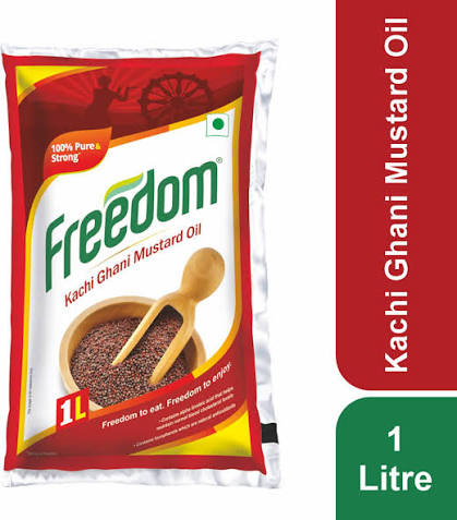 Freedom Mustard oil 1ltr  Pouch(1x16)