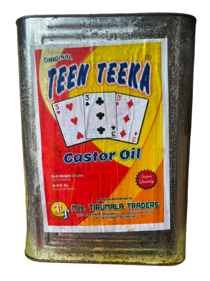 TeenTeeka castor oil Tin