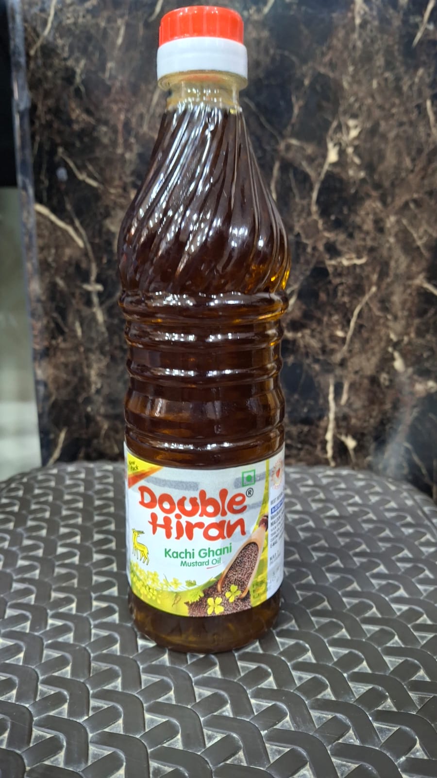 Double Hiran Mustard oil 1/2 ltr Bottle